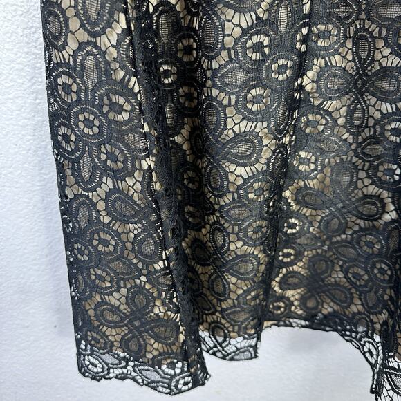 Vintage Y2K Delia's Dress Women Size 5 XS Black Lace Strapless Cocktail Party - Picture 10 of 14